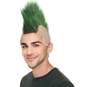 Green Mohawk Wig
