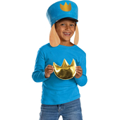 Dog Man Hat and Badge Decal