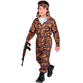 Tween Camo Soldier Costume
