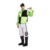 Green/Black Jockey Costume