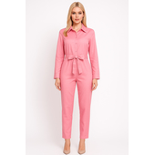 Ladies Malibu Doll Pink Jumpsuit