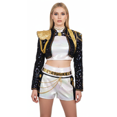 Pop Star Demon Hunter - Adults Black Stage Outfit