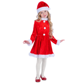 Red Miss Santa Costume