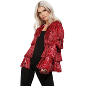 Red Tinsel Jacvket Fever