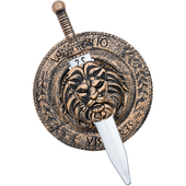 Gladiator Lion Shield & Sword