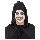 White Eyed Smiling Demon Latex Mask