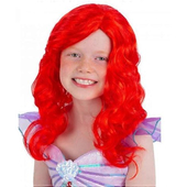 Red Mermaid Wig