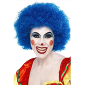 Blue Clown Wig