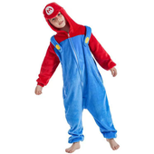 Red plumber guy posed