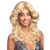 70's Flick Wig - Blonde