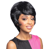 60s Short Beehive Wig - Black