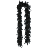 80g Feather Boa - Black