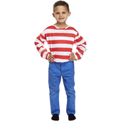 Red and White Striped Jumper - Kids