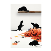 Rats Wall Silhouettes