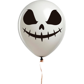 Ghost Head Balloons - 10 pk