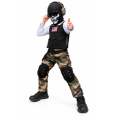 Boys Skeleton Soldier Costume