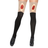 stockings with latex scars