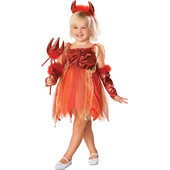 Lil' Devil Girls Costume Dress