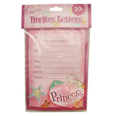 Princess Party Invitations - 20 Pack