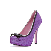 Princess Glitter Shoes - Purple