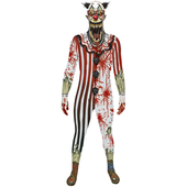 Jaw Dropper Clown Zombie Morphsuit