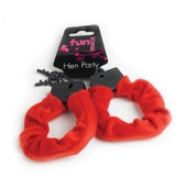 Furry Handcuffs - Red