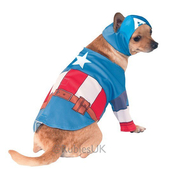 captain america dog costume