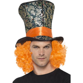 top hat with wig