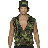 fever army man costume