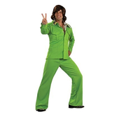 Mens green leisure suit