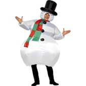 inflatable snowman costume
