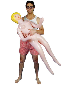 Inoffensive blow up doll - female