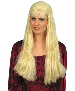 blonde wig braids