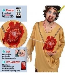 Beating Heart Indian Morphsuit