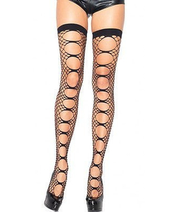 pothole thigh highs