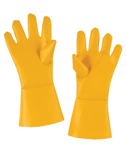 Yellow butcher gloves