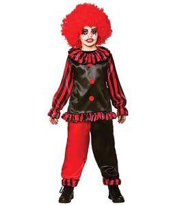evil clown kids costume