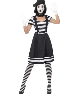 lady mime artist costume