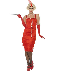 red Flapper Costume