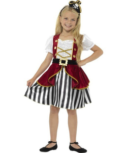 Deluxe Pirate Girl Costume - tween