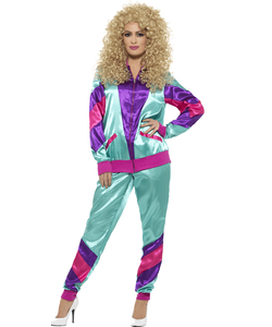 80's Height of Fashion Shell Suit Costume - Ladies