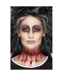 Latex Stitched Neck Scar Prosthetic