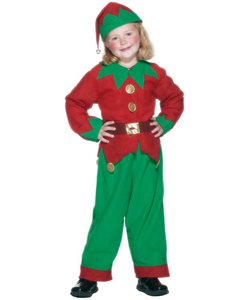 Unisex tween elf costume