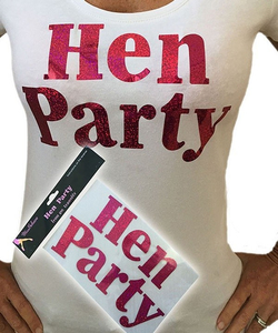 Hen Party Iron On Transfer
