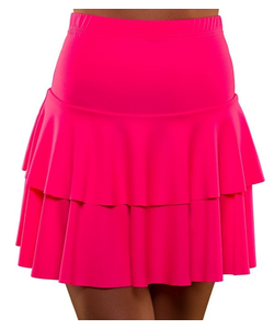 80's Neon Ra Ra Skirt - Pink