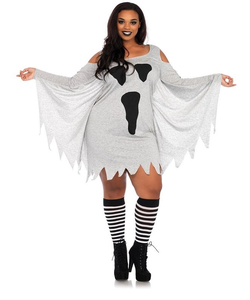 Jersey Ghost Dress - Plus Size