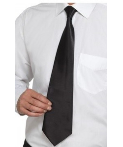 Deluxe Gangster Tie - Black