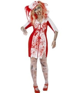 curves zombie nurse costume