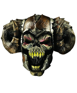 demon warrior latex mask