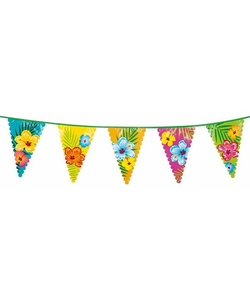 Hibiscus Flag Bunting - 6m